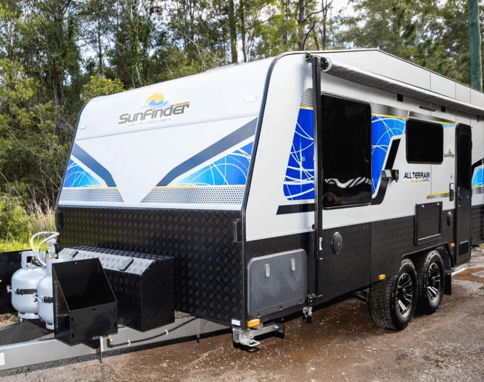 about sunfinder caravans
